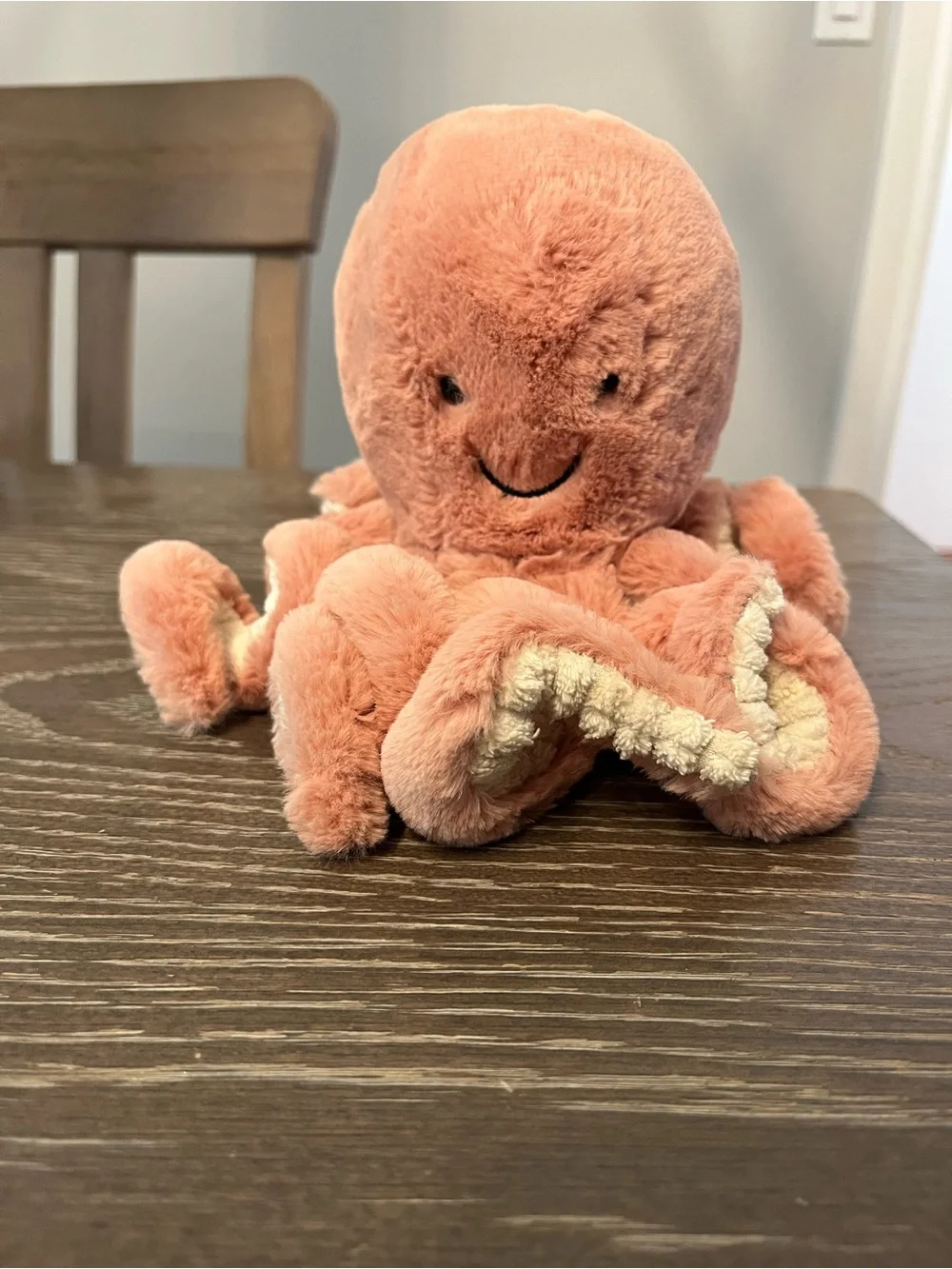Jellycat Odell Octopus in Rose Gold